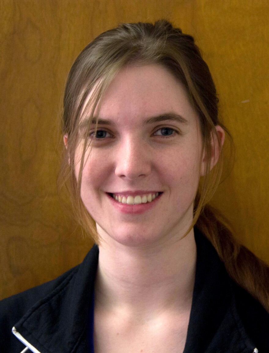 Jess Hester, a senior at Harvey Mudd, says she wants to write software for spaceships when she graduates.