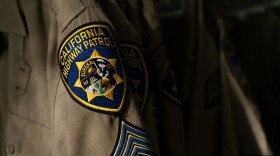 California Highway Patrol uniforms at the CHP Academy in Sacramento on Sept. 13, 2024.