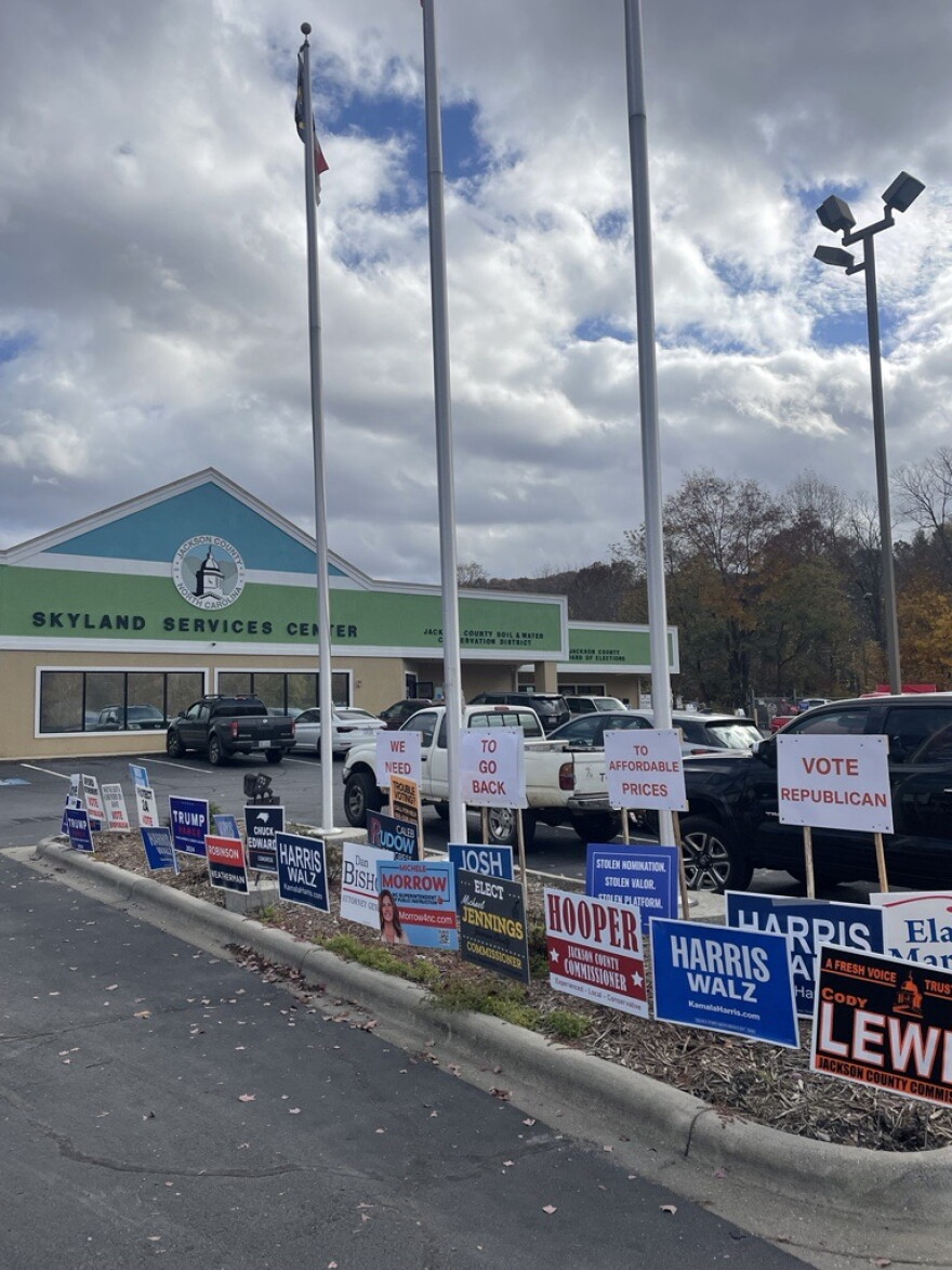 Board of Elections Office in Jackson County.