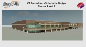 An artist rendering of the Sharonville Convention Center expansion.