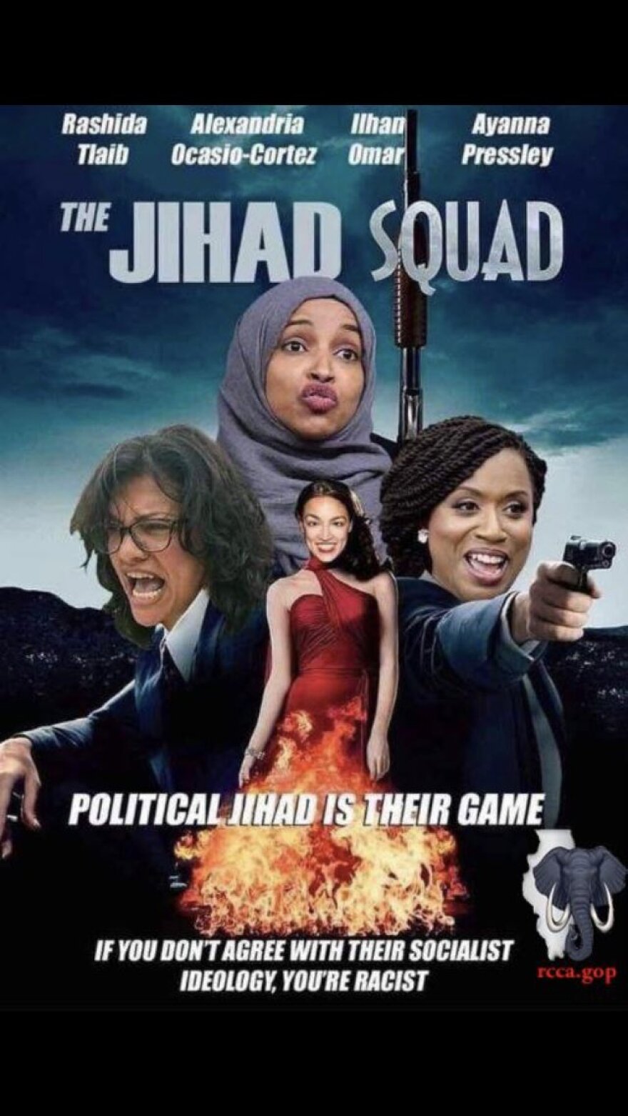 This post appeared Friday night on the Republican County Chairman's Association page. It has since been removed.