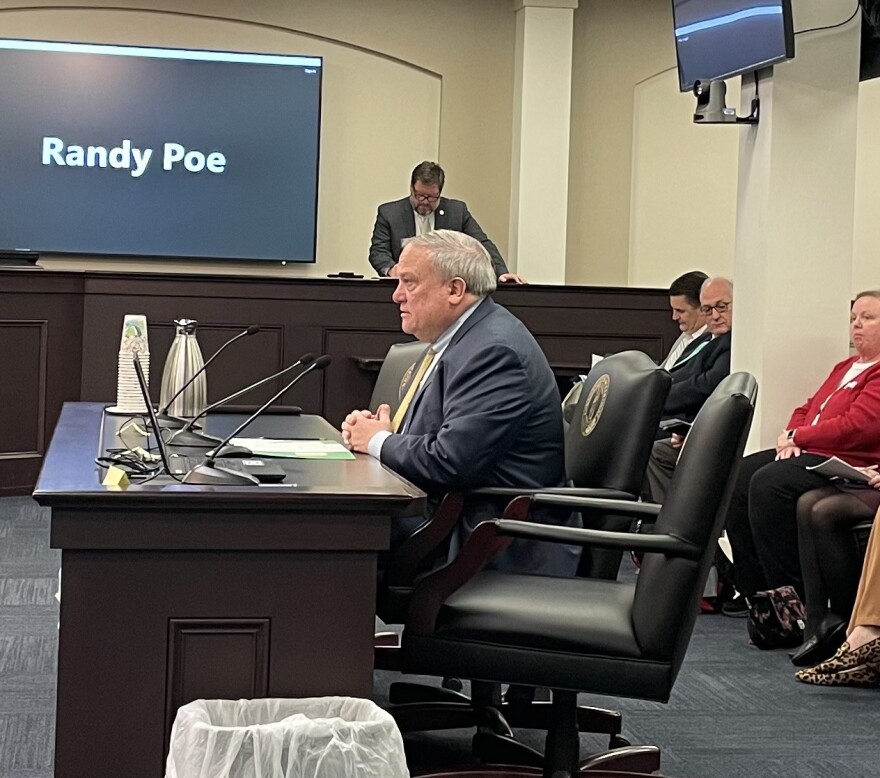 Senate President Robert Stivers Testifies on CPE Study of HCTC