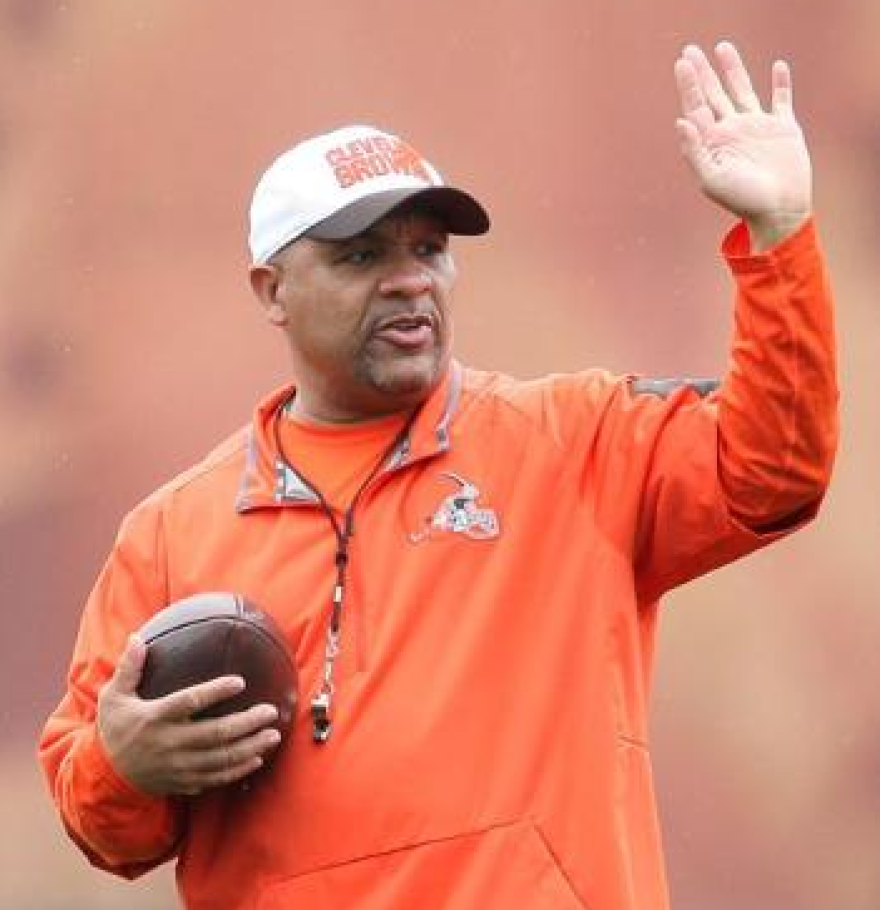 Former Browns coach Hue Jackson