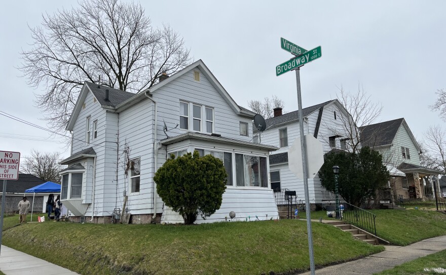 Frankie Davis' home on Virginia Street in South Bend. One of 21 houses in the southeast portion of the city slated for repairs through Rebuilding Together St. Joseph County.