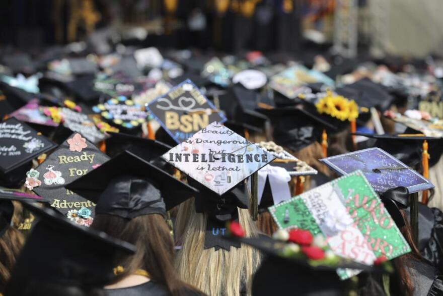 University of Toledo commencement ceremony, Saturday, May 5, 2018, in Toledo, Ohio. (Carlos Osorio/AP)