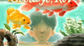 The cover of "Goodbye Koi" by Jack Wong. (Courtesy of Jack Wong, 2026. Used with permission of Orchard Books, an imprint of Scholastic Inc.)