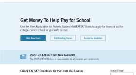 Free Application for Federal Student Aid application