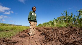 Bok Kongphan poses for a photo at his farm, Monday, May 4, 2026, in Waialua, Hawaiʻi.