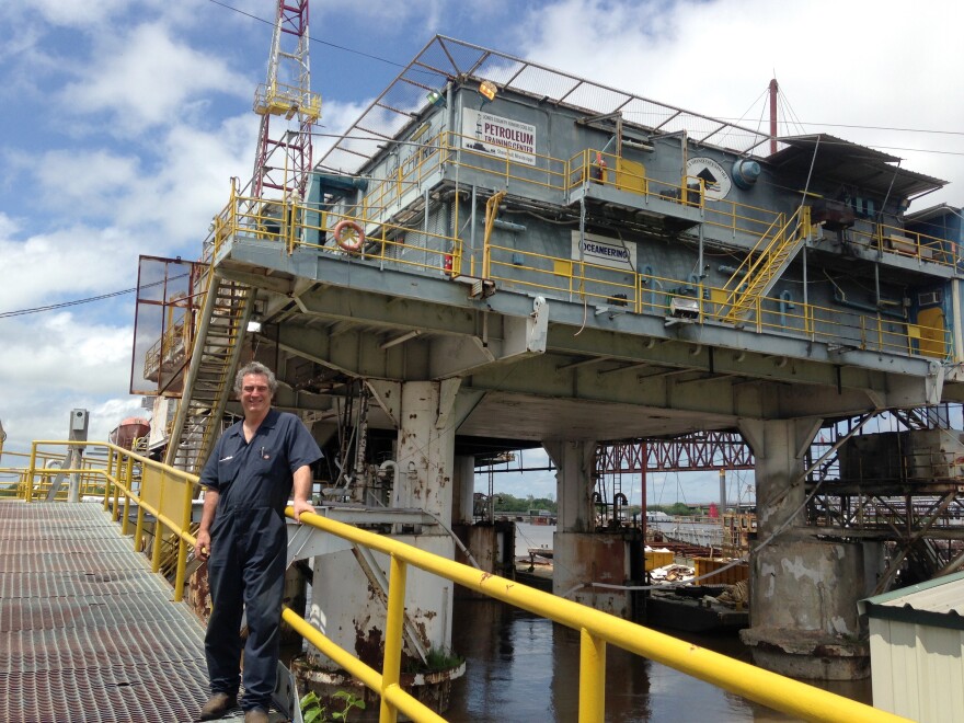 Louisiana's relationship with offshore oil and gas drilling goes back to 1954, and the first floating rig, nicknamed "Mr. Charlie." 