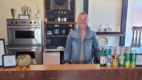 Julia McAvoy, owner of Gaslight Grocer and Wine Bar (127 N. State St., Geneseo), will be one of the 27 participating businesses in the first Geneseo Wine Walk, Saturday, May 30, 2026.