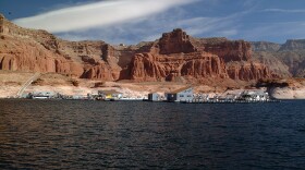 The Dangling Rope Marina on Lake Powell within Glen Canyon National Recreation Area.