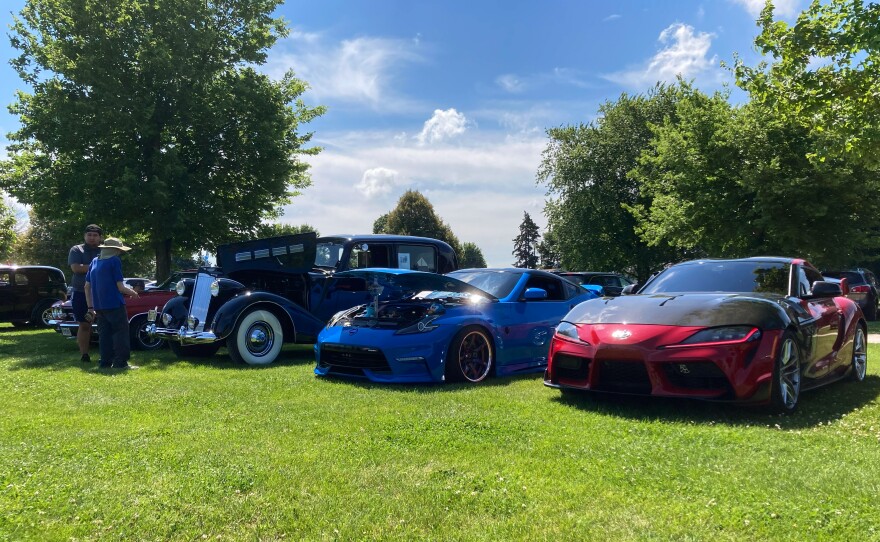 New to this year's festival was car show.