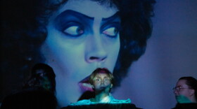 Eros Kraus, center, is one of two actors cast to play Rocky Horror in this year’s production of “The Rocky Horror Picture Show” in Moscow, Idaho. The cast will perform at 8 p.m. and midnight on Friday and Saturday at the Kenworthy Performing Arts Centre.