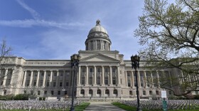 FILE - Exterior photo of the Kentucky State Capitol in Frankfort, Ky., Wednesday, April 7, 2021. Republican-backed measures to relax child labor rules and bolster food stamp eligibility standards won passage Thursday, Feb. 22, 2024, in the Kentucky House over impassioned objections from Democrats. (AP Photo/Timothy D. Easley, File)