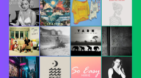 Fresh Tracks Friday album cover collage