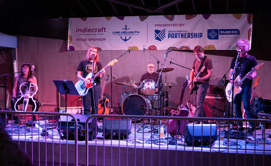 R. Ring performs at IndieCraft on Friday, May 19, 2023 in Springfield, Ohio (Ruthie Herman for WYSO)