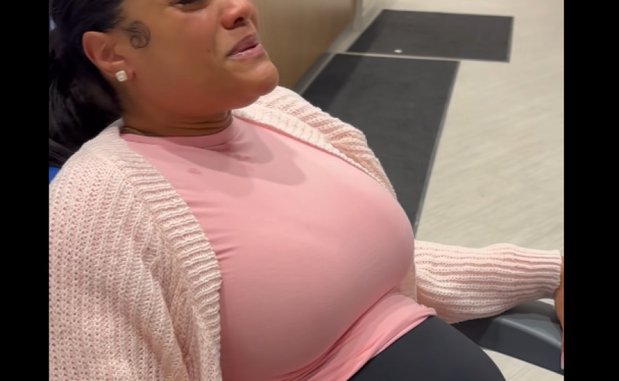 Mercedes Wells at Franciscan Crown Point Hospital.