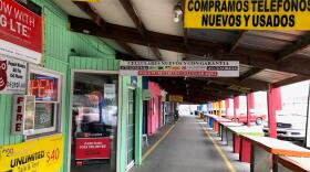 Cass Herrington calls Smiley's Flea Market a mash up between Appalachian culture and Central American traditions.
