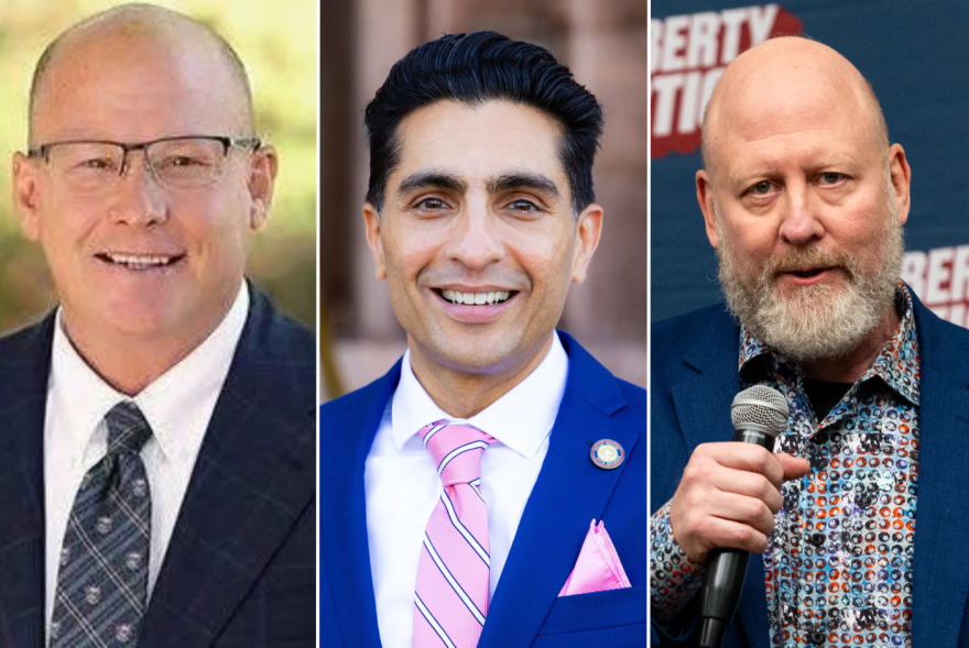 From left: Joseph Robinson, Salman Bhojani and JP Woodruff