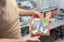 Krave holding one of the various 8x8 pieces that'll be available at El Fresco's grand opening