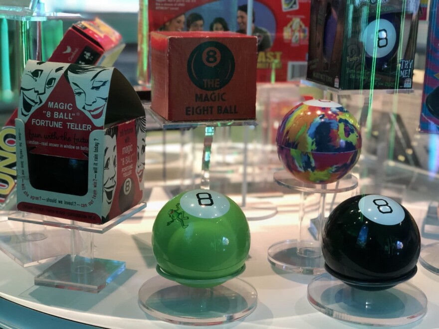 The Magic 8 ball is one of three iconic toys inducted into the National Museum of Play's Toy Hall of Fame this year. (Courtesy of the National Museum of Play)