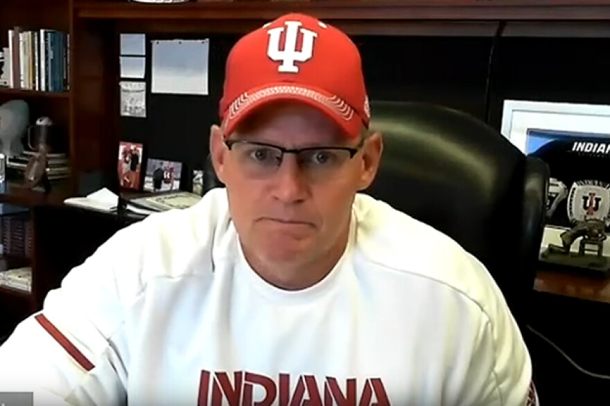 Indiana head football coach Tom Allen.