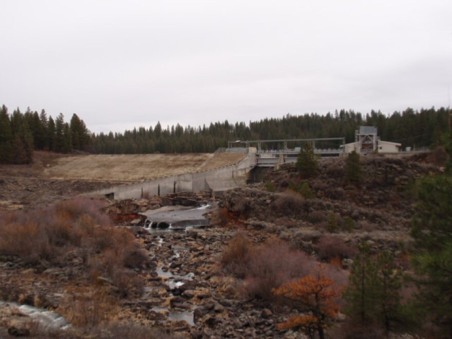 The J.C. Boyle Dam is one of four on the Klamath River that would be removed if the plan goes ahead.