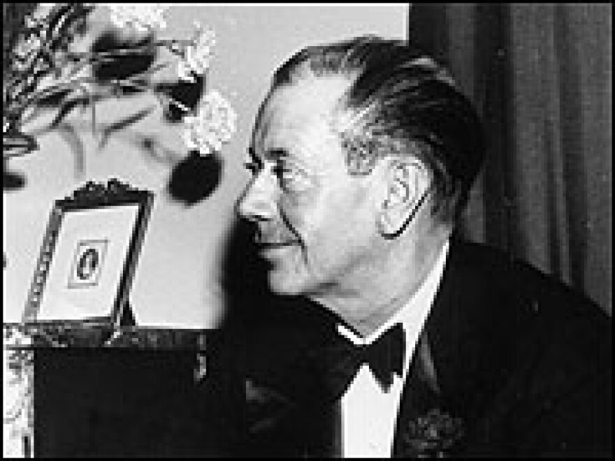 For American songwriter and composer Cole Porter, writing lyrics was easier than writing songs. Porter is shown here in New York in 1952.