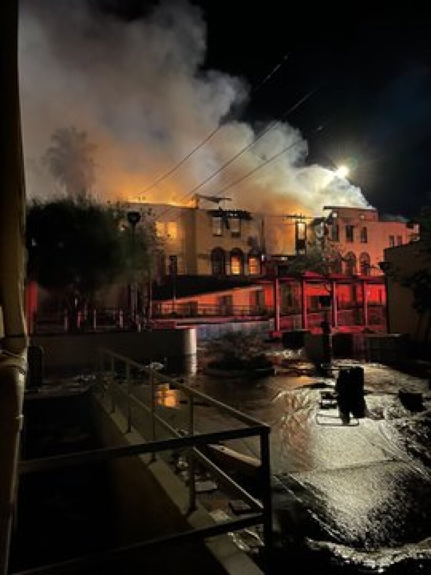 Santa Paul High School officials say their gym which was destroyed in a weekend fire was insured, but rebuilding could take years.