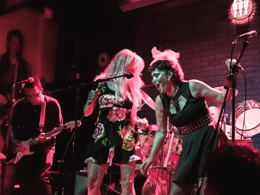 The Algebra Mothers were cult favorites in Detroit's rebellious punk rock scene in the 1970s. The band is now enjoying a resurgence, thanks in part to help from Jack White's label — Third Man Records in Detroit. [Christopher Morgan / Algebra Mothers]