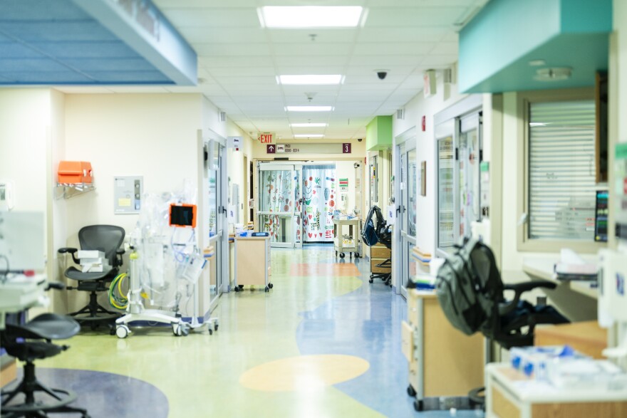 The pediatric intensive care unit at Children's National Hospital in Washington, D.C. on November 13, 2023.