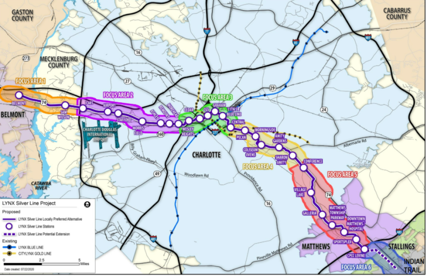 The Urban Land Institute said CATS should consider a new route for Silver Line as it passes through uptown.