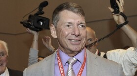 FILE - In this May 21, 2010, file photo, WWE Chairman and Chief Executive Officer Vince McMahon is shown at the Connecticut Republican Convention in Hartford, Conn.
