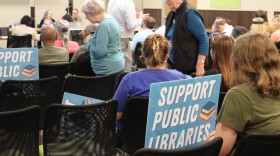 The April 6 Irving Public Library board meeting saw a packed house, with dozens of members of the public in attendance. Over 20 speakers weighed in with thoughts on the proposed changes to the collection development policy.