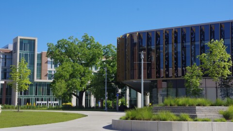 Western Michigan University being submerged in sunshine for student orientation, May 30, 2024.