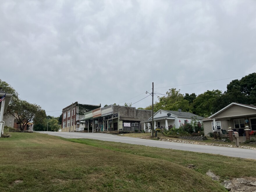 A part of Fair Grove's historic area, photographed September 12, 2024. The town of 1,600 welcomes tens of thousands of attendees for the Heritage Reunion festival each year during the last full weekend of September.