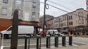 On Tuesday, SFMTA held a ribbon cutting ceremony on the corners of Stockton and Vallejo to unveil it's newest bike docking station.