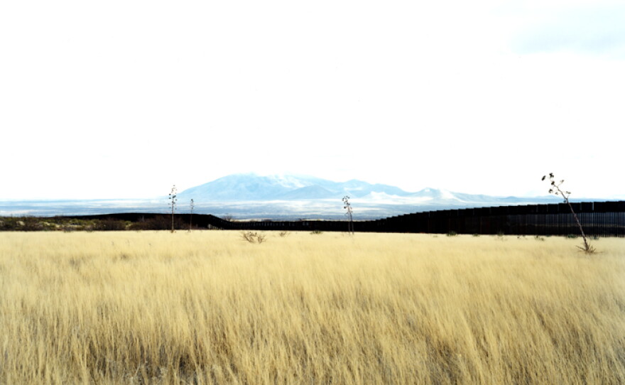 Border View south from grasslands, Hereford, Ariz., 2010
