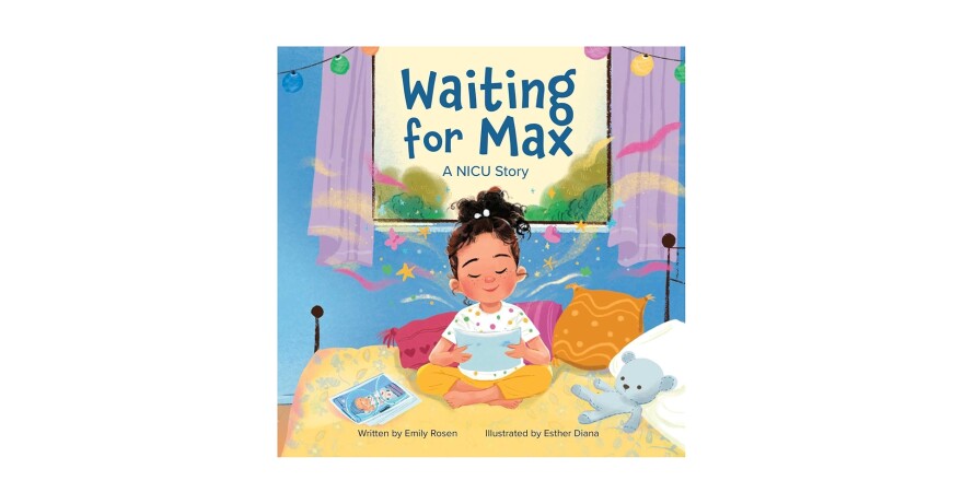 The cover of the children's book "Waiting for Max."