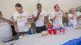 Organizers expect to serve 56,000 sausages at this year's event to be washed down with nearly 4 million fluid ounces of beer.