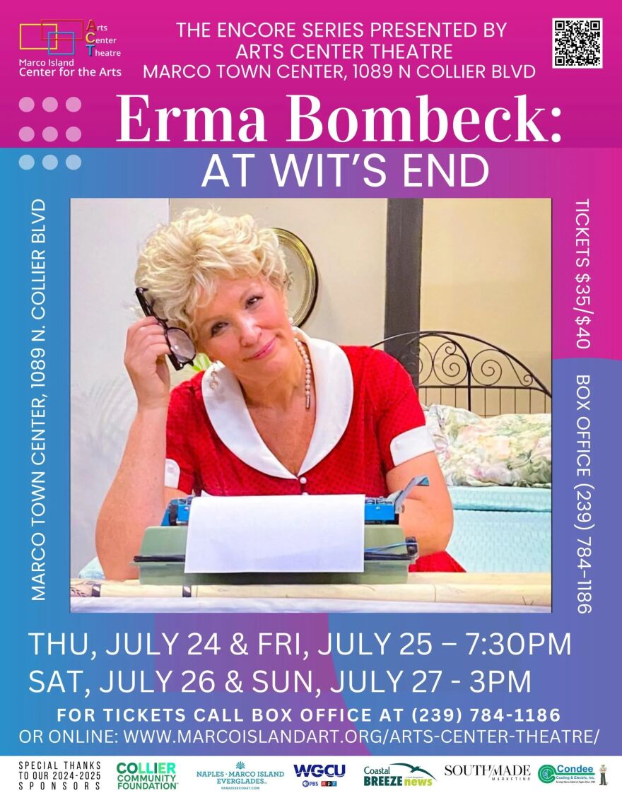 Arts Center Theatre Poster for 'Erma Bombeck: At Wit's End'