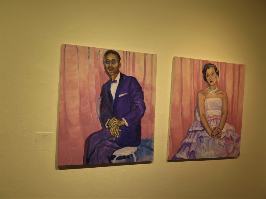 Addie Kae Mingilton's contributions to "Intimate Appearances" are based on photos of her multiracial family.