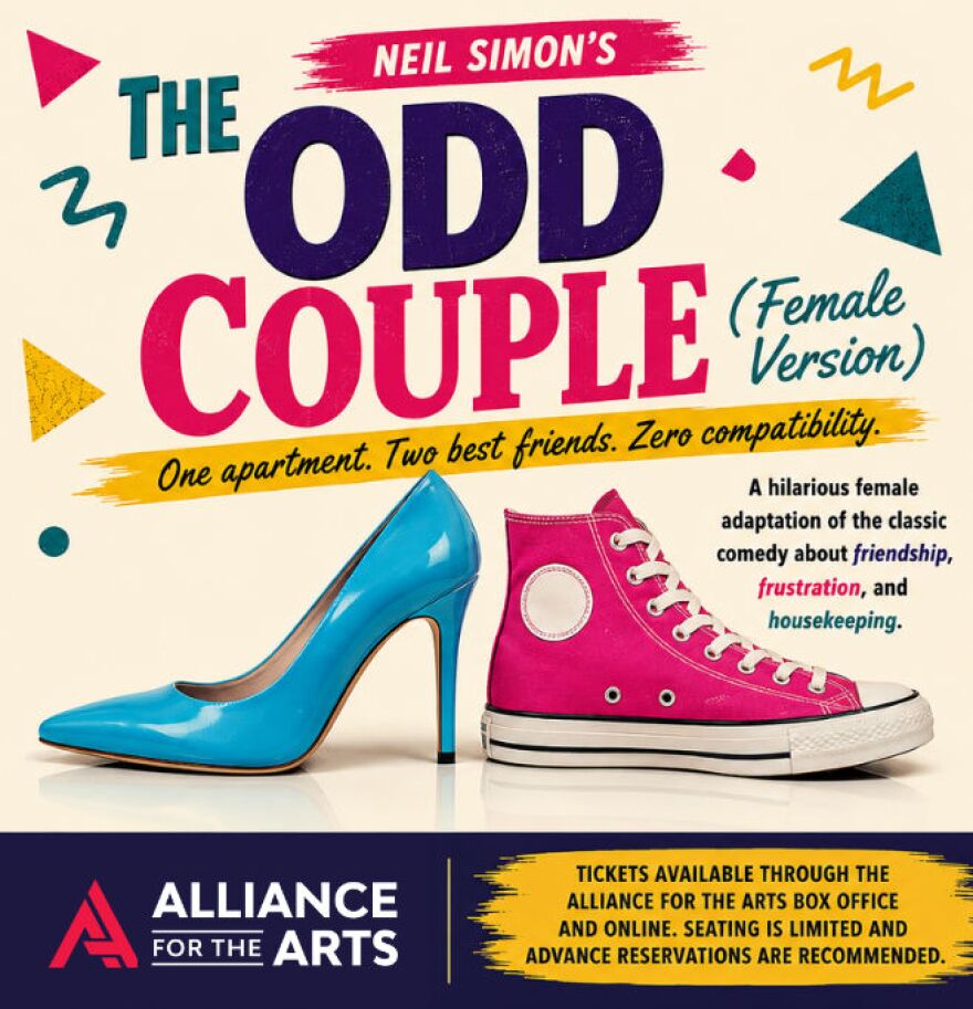 Alliance for the Arts Graphic for 'Odd Couple (Female Version)'