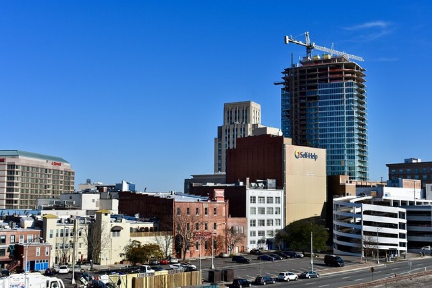 The redevelopment of downtown Durham fuels increasing housing and property costs in the city. 