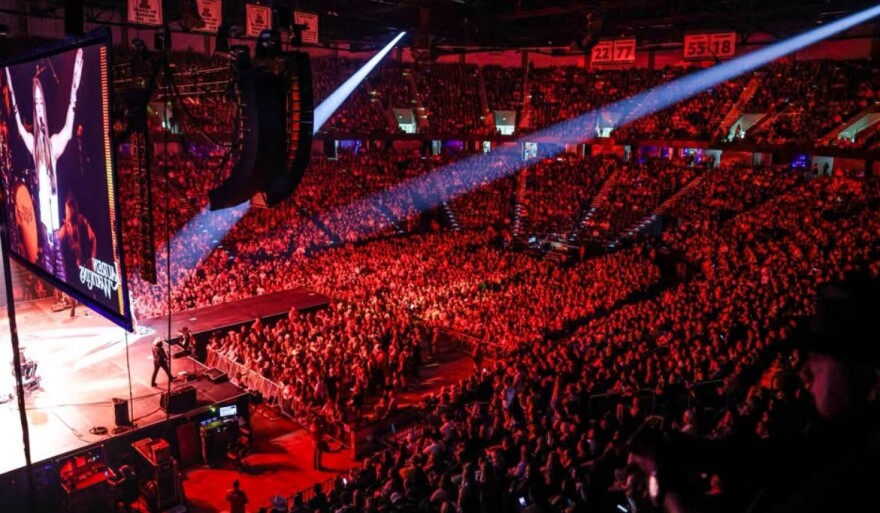 Vibrant Arena was packed for the country star Luke Bryan concert, July 10, 2026.