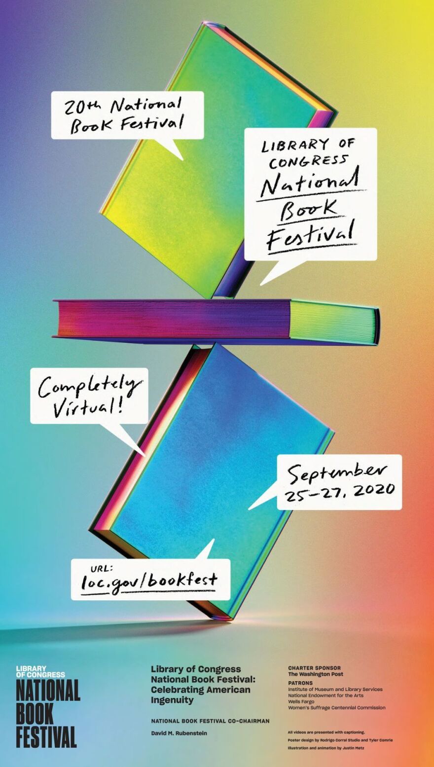 2020 National Book Festival Poster