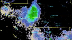 A huge blob that appeared on the National Weather Service's radar wasn't a rain cloud, but a massive swarm of ladybugs over San Bernardino County in Southern California.