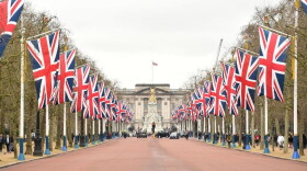 Union flags line the Mall leading to Buckingham Palace in central London on January 31, 2020 on the day that the UK formally leaves the European Union.(Glyn Kirk/AFP/Getty Images) 