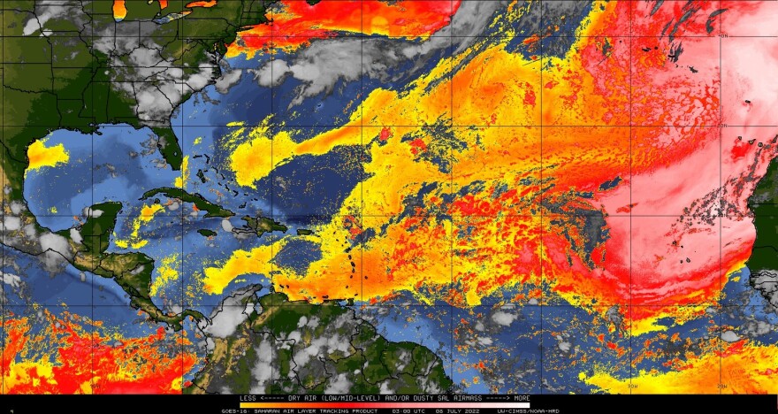 Saharan Air Layer Satellite