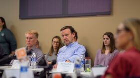 Senator Chris Murphy at a roundtable discussion in Yuma.